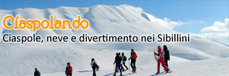 Ciaspole neve Sibillini