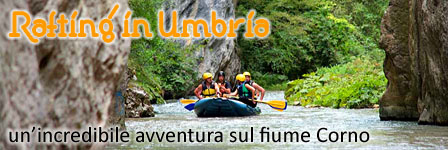 Rafting in Umbria a Norcia