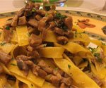 Funghi Fettuccine con prataioli